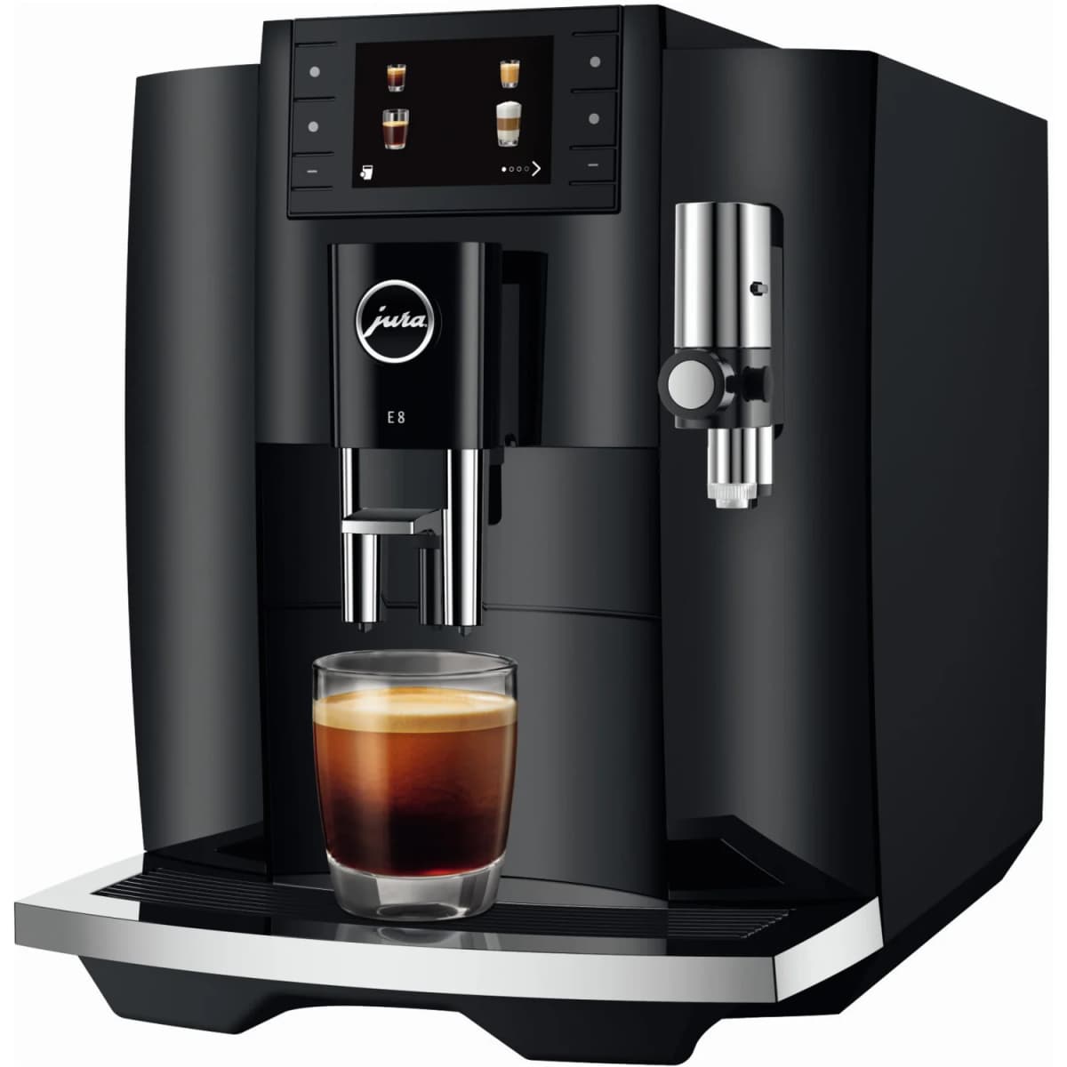 Kavni aparat Jura E8 Piano Black Akcija v trgovini Harvey Norman