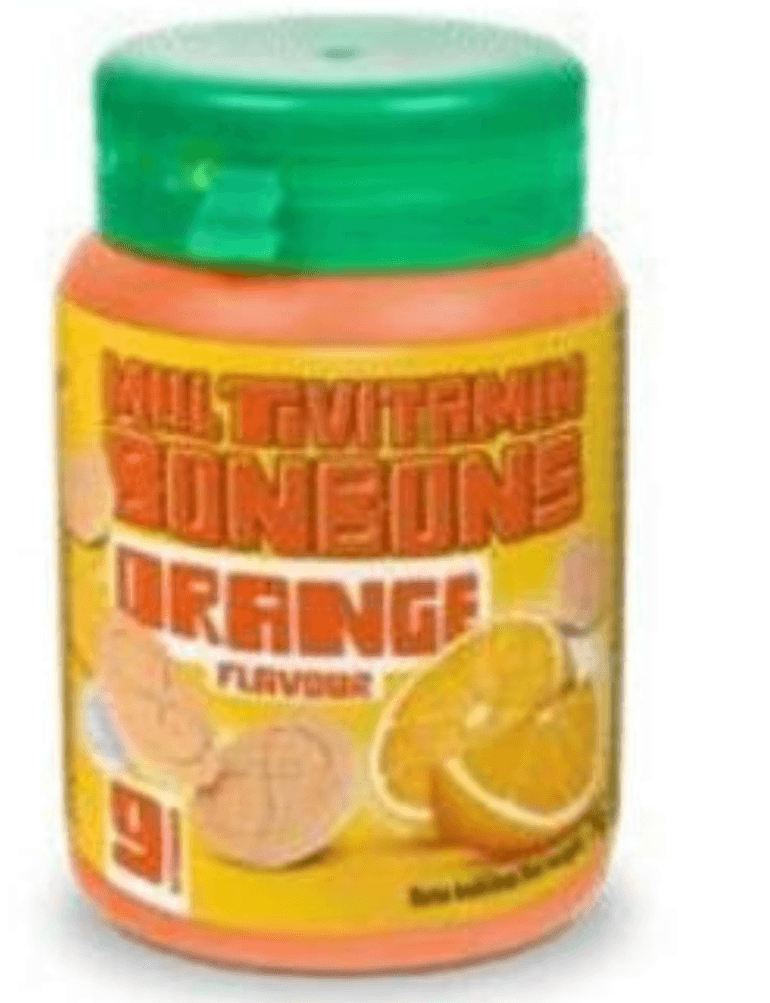 Multivitaminski bonboni 70 g Akcija v trgovini Eurospin