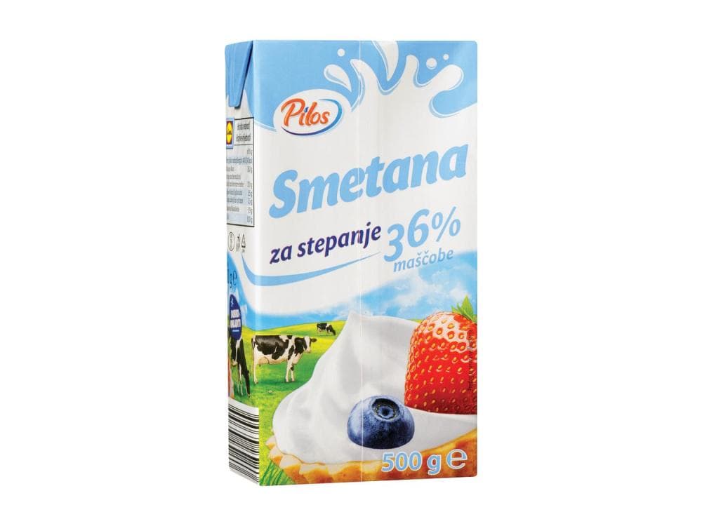 Pilos smetana za stepanje 500 g Akcija v trgovini Lidl