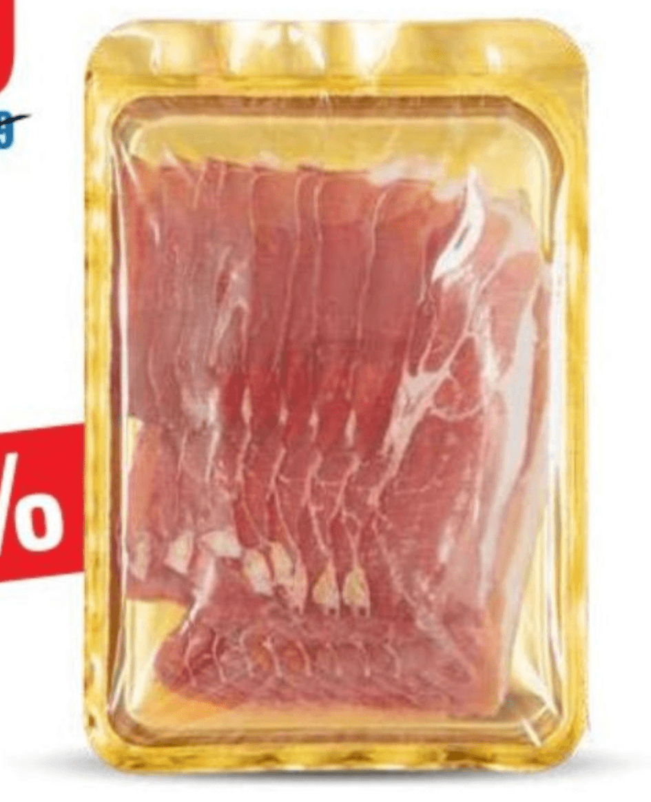 Pršut rezine 300 g Akcija v trgovini Eurospin