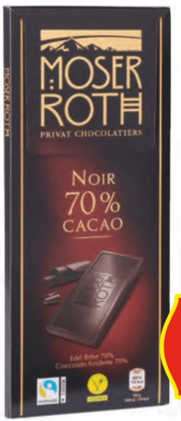Moser Roth Premium Čokolada 5 x 25g: Akcija (Hofer) 29.09