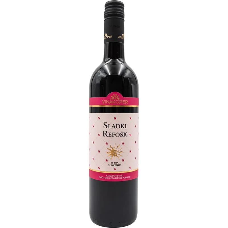 Vino Sladki Muškat ali Sladki Refošk 0,75 L Vina Koper Akcija v trgovini Jager