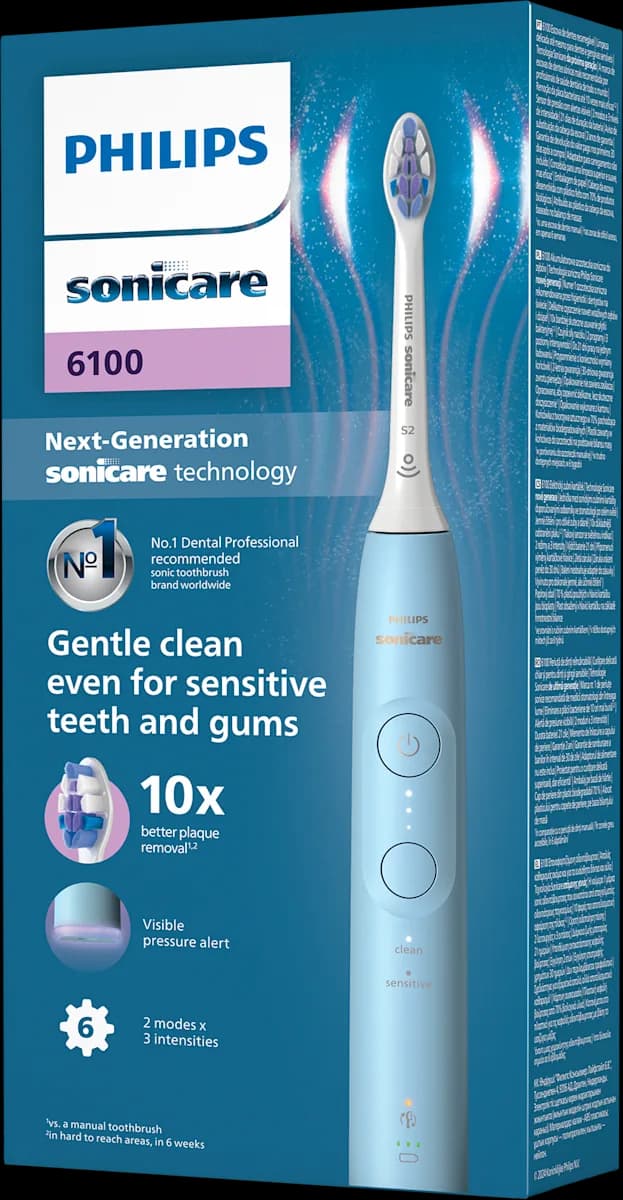 PHILIPS Sonicare 6100 sonična zobna ščetka 1 kos Akcija v trgovini Dm