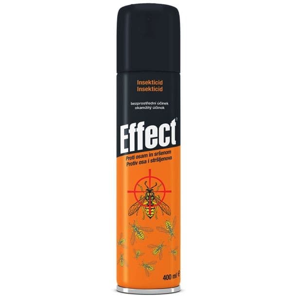Aerosol za ose in sršene Effect 400 ml Akcija v trgovini Merkur