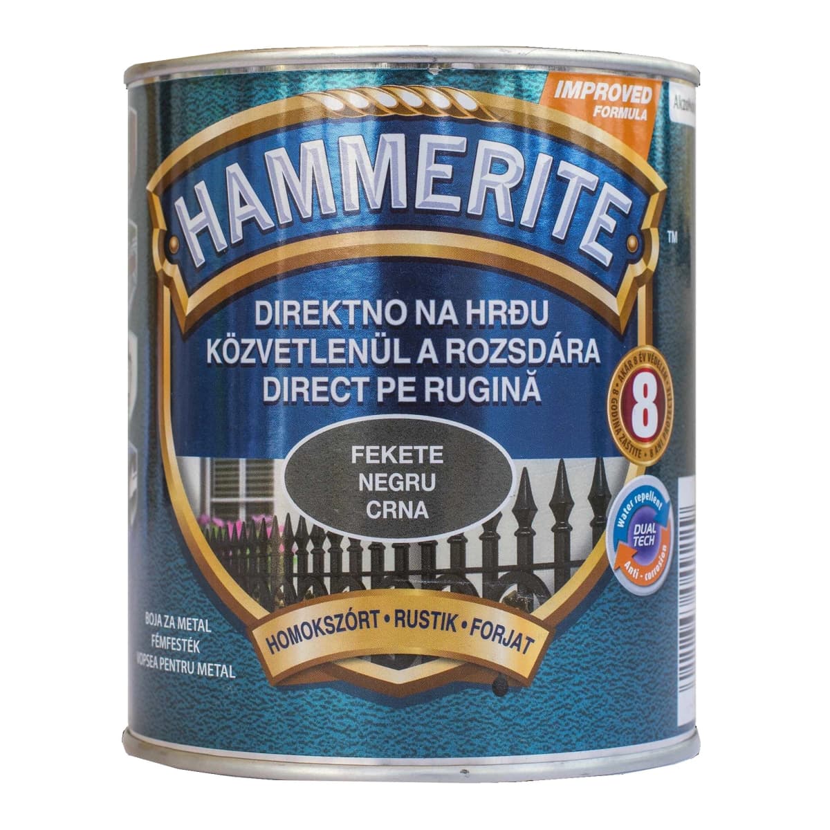Hammerite Barvni lak za kovino (rustik črn ali srebrn) 750 ml Akcija v trgovini Bauhaus