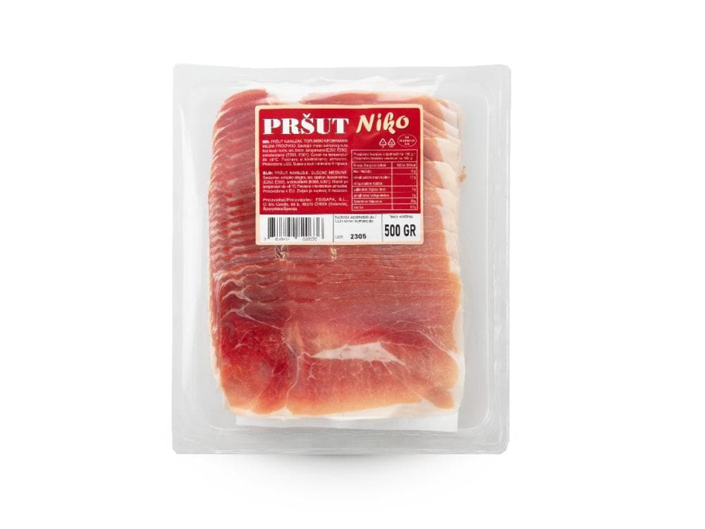 Niko pršut 500 g Akcija v trgovini Lidl