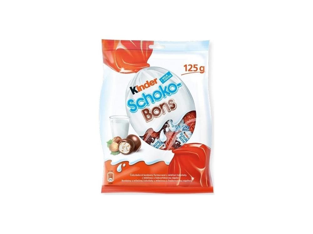 Kinder Schokobons Bonboni 125 g Akcija v trgovini Mercator