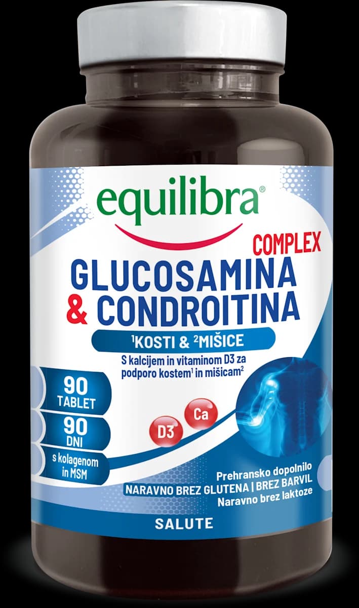 equilibra Glucosamine & Chondroitin Complex 90 kosov Akcija v trgovini Dm