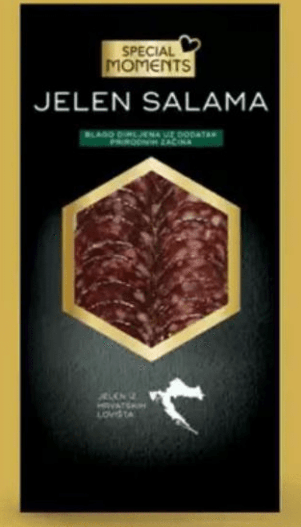Narezek jelenova salama Special Moments 80 g Akcija v trgovini Mercator