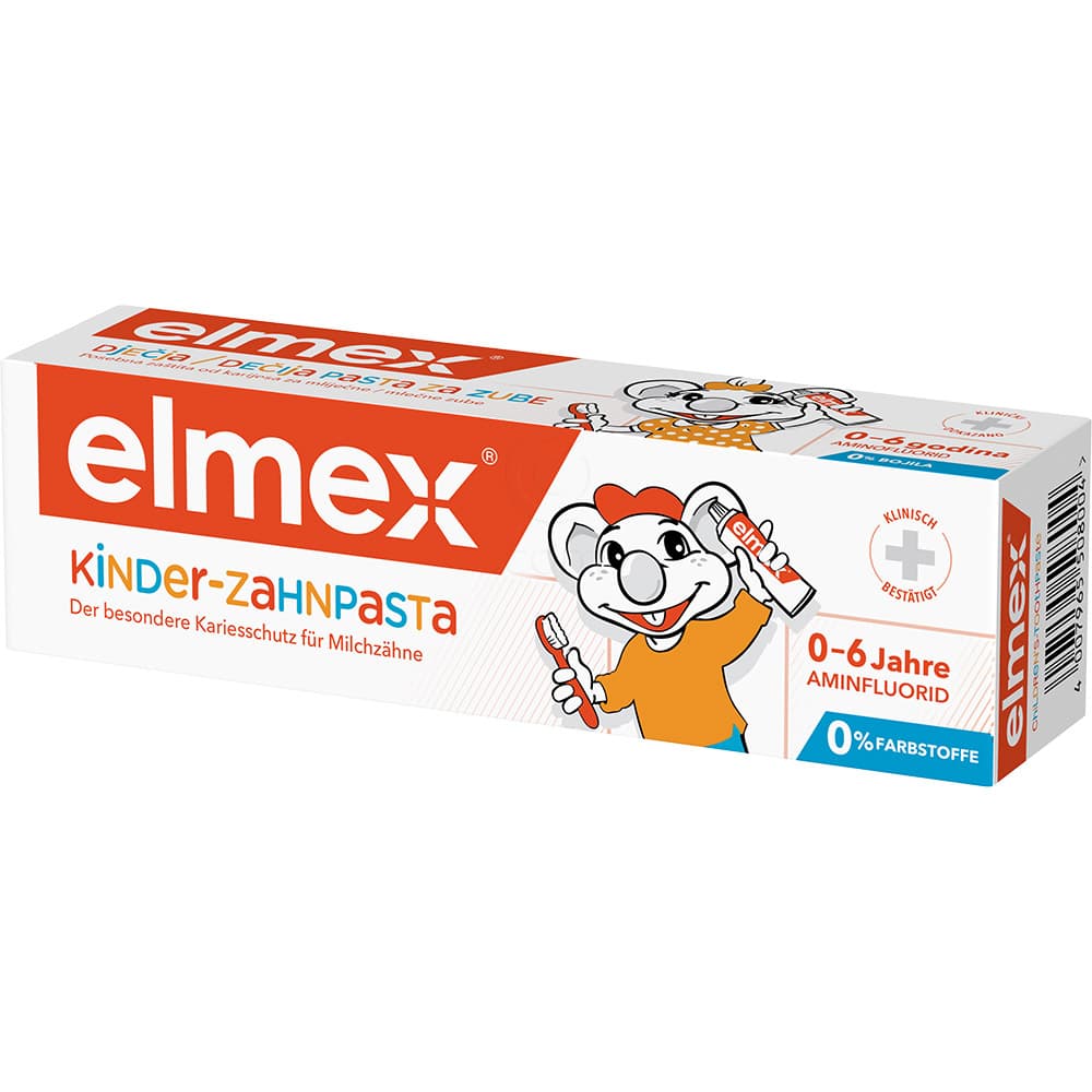 Elmex otroška zobna pasta 75 ml Akcija v trgovini E.Leclerc