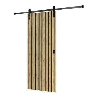 Komplet drsnih vrat Lamelo š 75 / 85 x v 200 cm, deb. 4 cm Akcija v trgovini Bauhaus