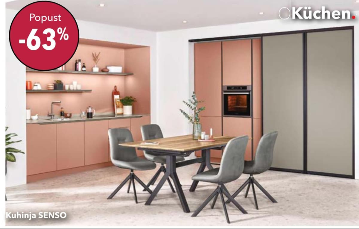 Kuhinja Senso dKüchen Akcija v trgovini Harvey Norman
