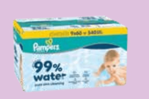 Otroški robčki Pampers Aqua Akcija v trgovini Mercator