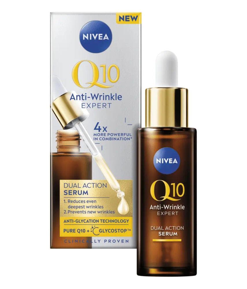 NIVEA Q10 Anti-Wrinkle Dual Action serum za obraz 30 ml Akcija v trgovini Tuš