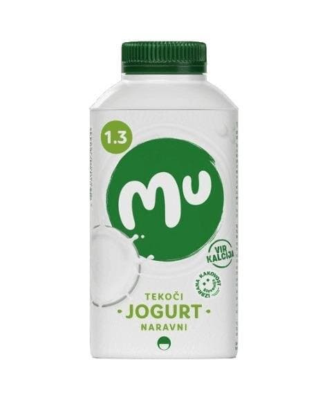 Tekoči navadni jogurt Mu 500 g Akcija v trgovini E.Leclerc