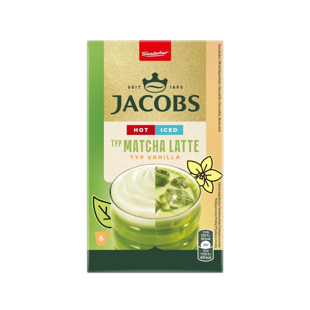 Instant napitek cappuccino ali matcha latte Jacobs 8/1 Akcija v trgovini E.Leclerc