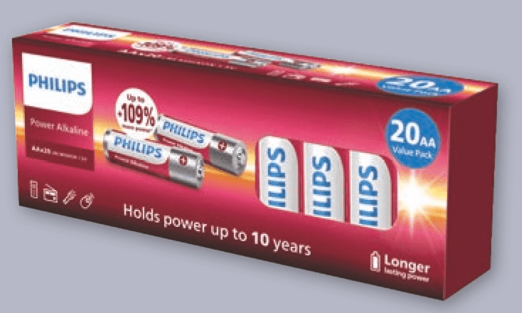 Baterije Power Philips Alkaline 20/1 Akcija v trgovini Spar