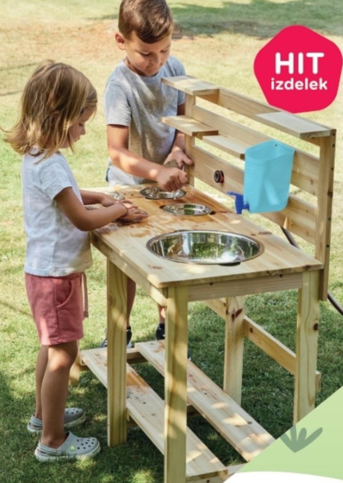 Lesena zunanja kuhinja Akcija v trgovini Baby Center