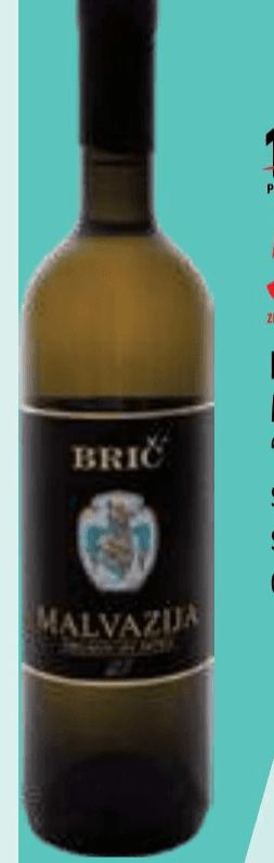 Kakovostno vino ZGP Malvazija Brič 0,75 l Akcija v trgovini E.Leclerc