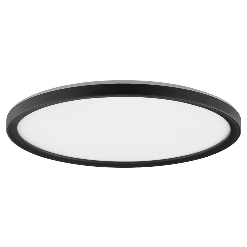 Stropna LED svetilka Sonny 18 W, Ø 39 x v 8 cm, 1.860 lm, 2.700 - 6.500 K, črna / opal Akcija v trgovini Bauhaus