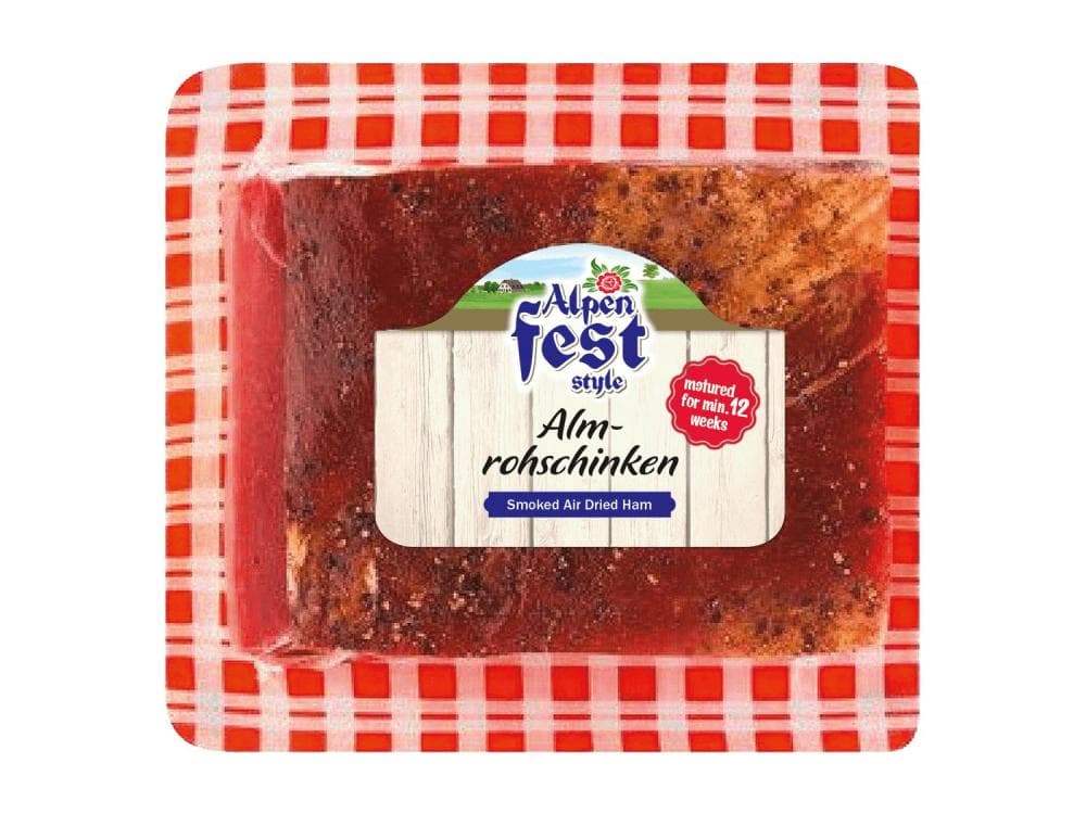 Alpenfest Dimljena šunka v kosu pribl. 600 g Akcija v trgovini Lidl