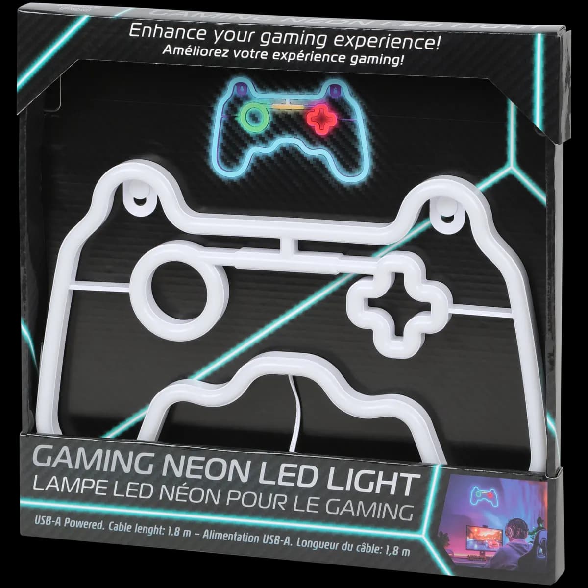 Neonska LED svetilka za gaming Akcija v trgovini Action