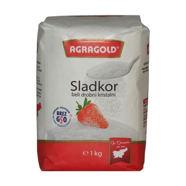 Agragold beli sladkor 1 kg Akcija v trgovini Spar