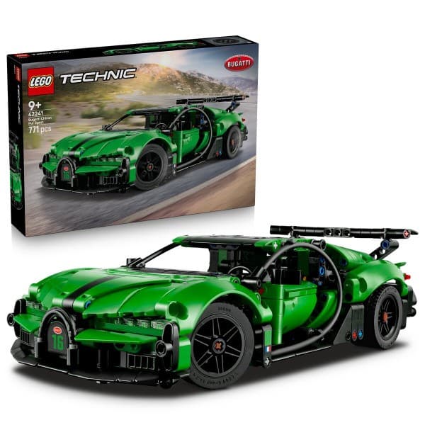 Kocke LEGO Zeleni hiperavtomobil Bugatti Chiron Pur Spor Akcija v trgovini Mercator