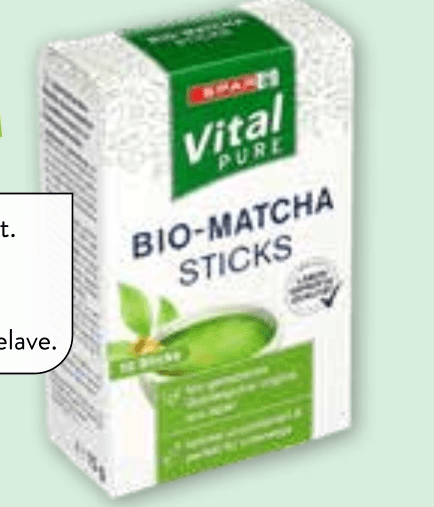 Vital Pure Bio Matcha 15 g Akcija v trgovini Spar