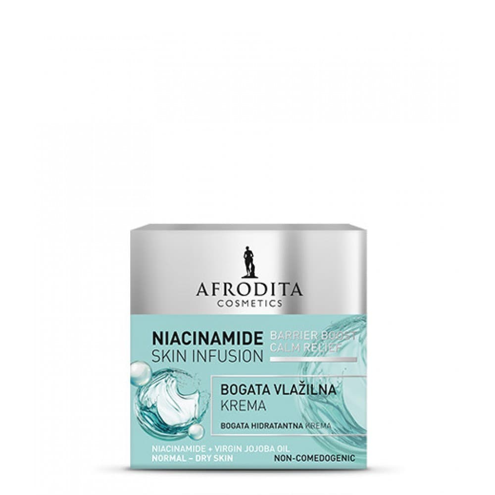 Krema za obraz Niacinamide Skin Fusion kozmetika Afrodita 50 ml Akcija v trgovini E.Leclerc