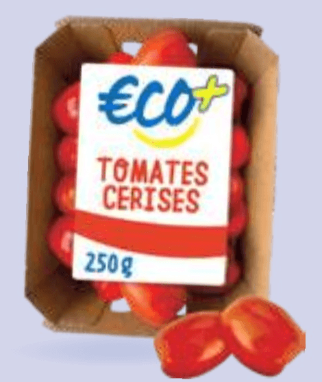 Paradižnik češnjevec 250 g ECO+ Akcija v trgovini E.Leclerc