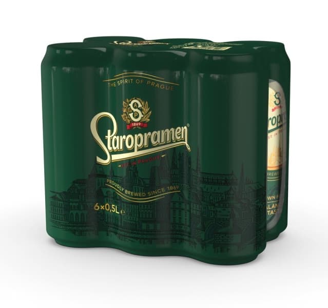 Pivo Staropramen 6 x 0,5 l Akcija v trgovini Tuš