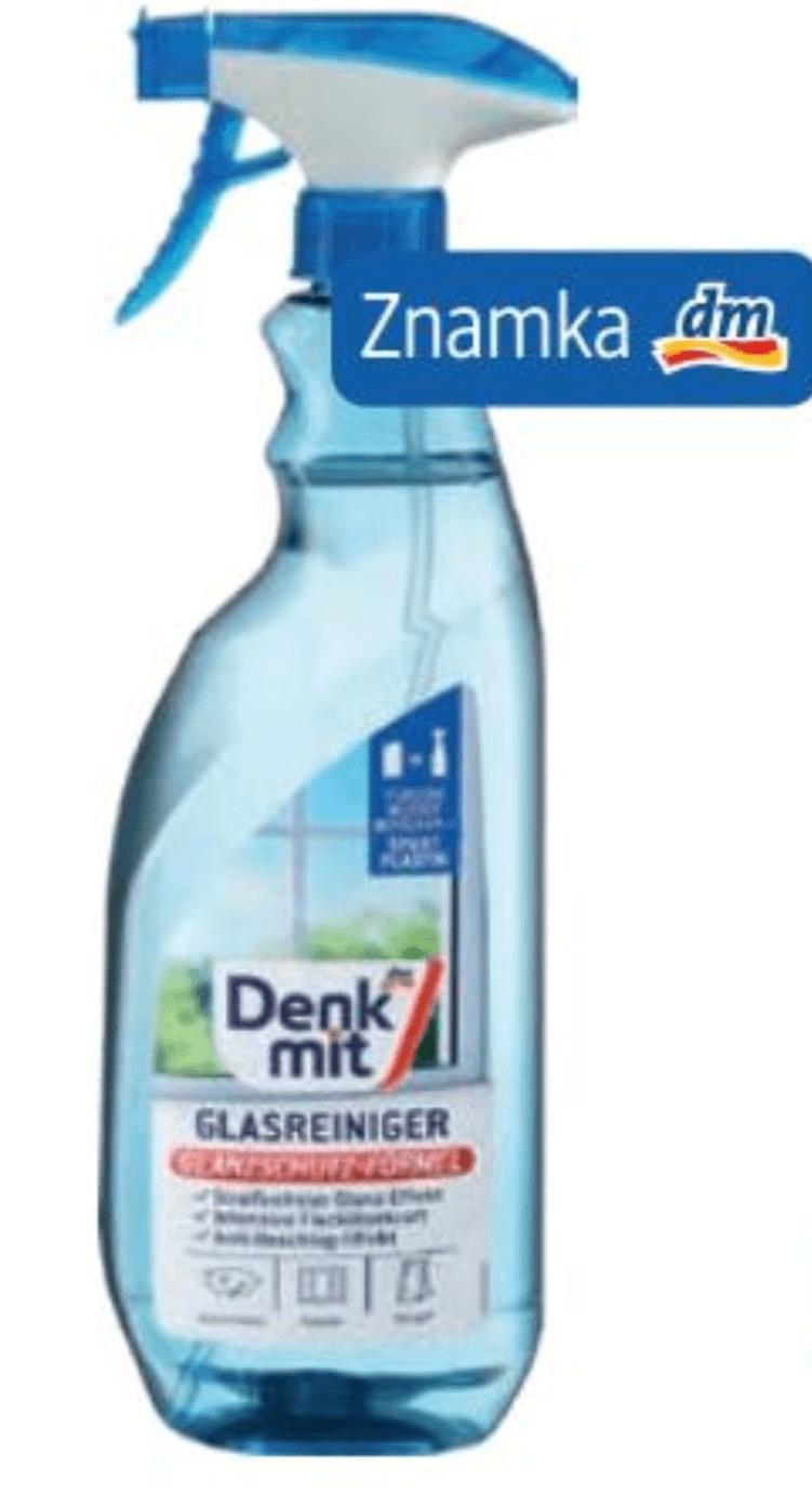 Denkmit čistilo za steklo 1 l Akcija v trgovini Dm