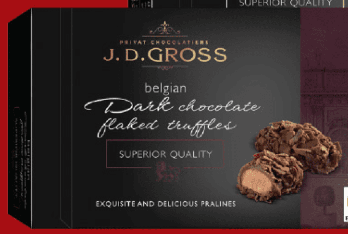 J.D. Gross Premium čokoladne praline 200 g Akcija v trgovini Lidl