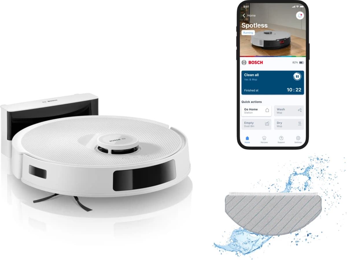 Bosch Robotski sesalnik BCRC1W Akcija v trgovini Merkur