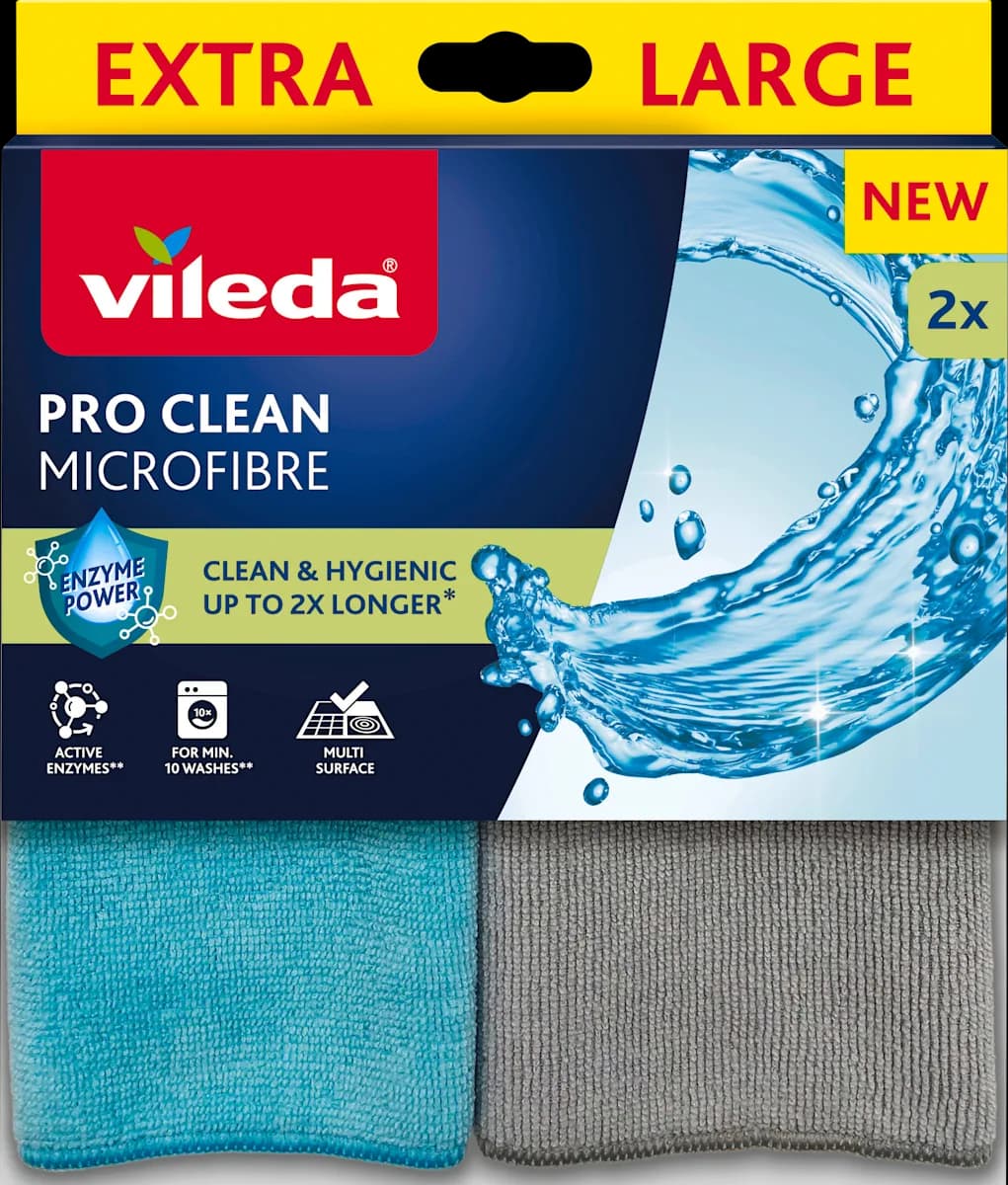 Vileda Pro Clean krpa iz mikrovlaken 2/1 2/1 Akcija v trgovini Mercator