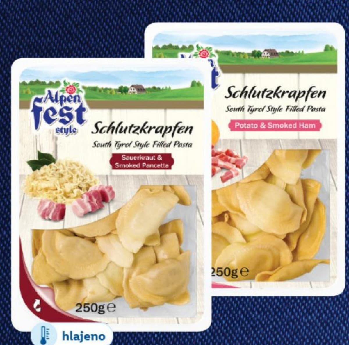 Alpenfest sveže polnjene testenine Schlutzkrapfen 250 g Akcija v trgovini Lidl