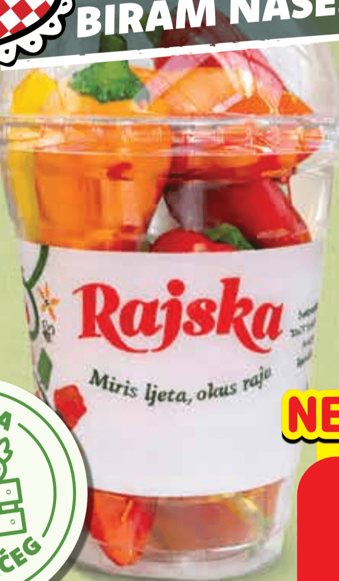Mini snack sladka paprika 160 g Rajska Akcija v trgovini Spar
