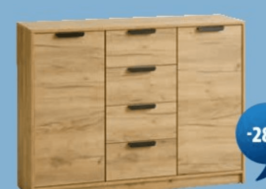 Omarica JENSLEV Š118xV89xG36 cm Akcija v trgovini Jysk