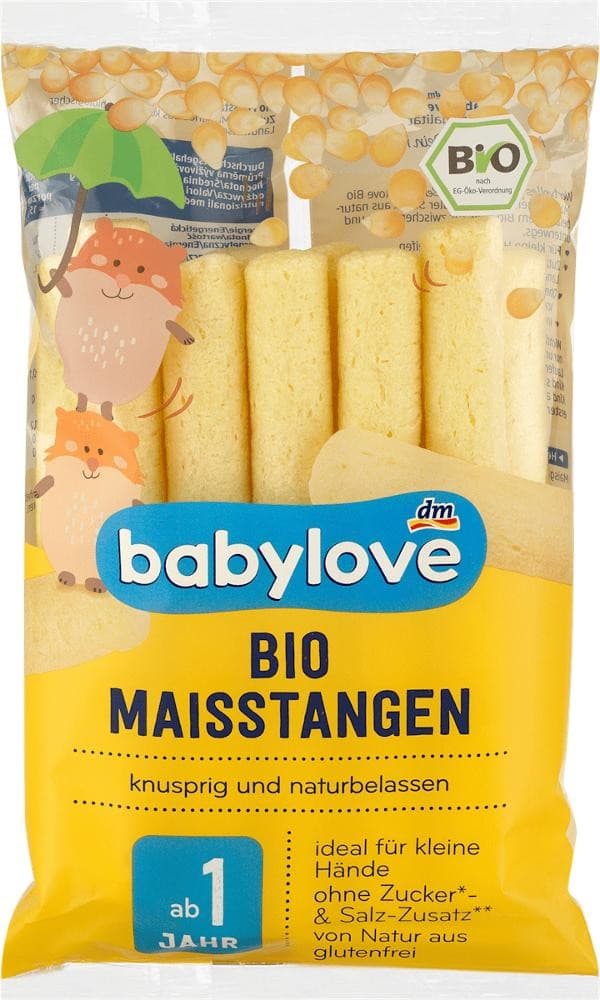 babylove bio koruzni prigrizek 30 g Akcija v trgovini Dm