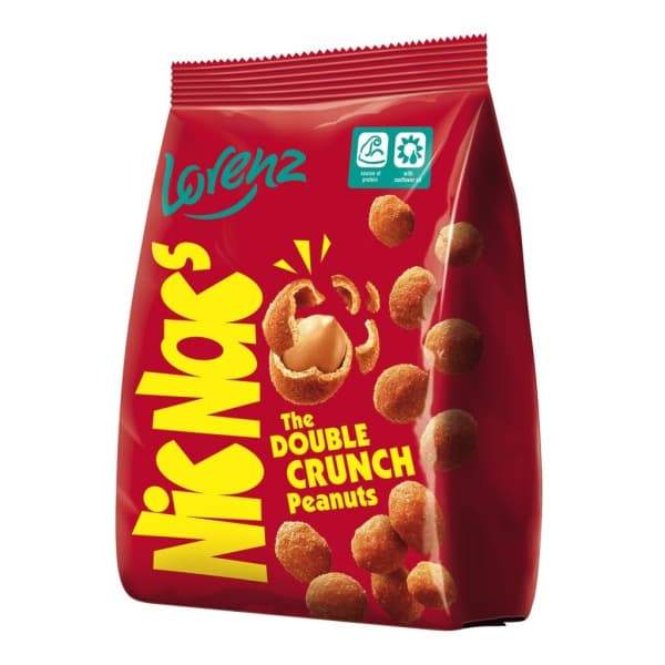 Lorenz Arašidi Nic Nac 125 g / 110 g Akcija v trgovini Spar