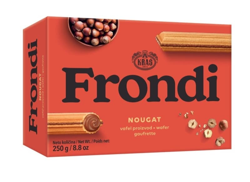 Napolitanke Frondi 250 g Akcija v trgovini Mercator