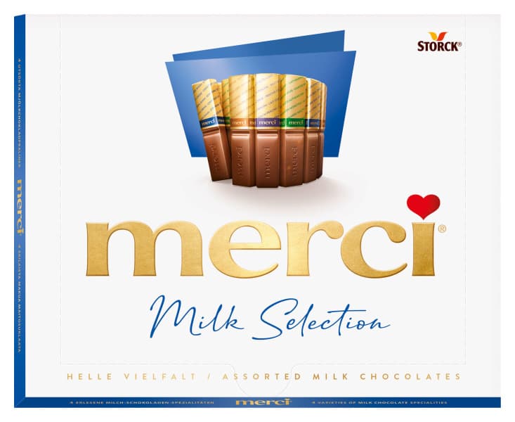 Merci bonboniera 210 g ali 250 g Akcija v trgovini E.Leclerc