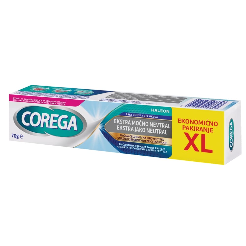 Pričvrstilna krema za proteze Corega 70 g Akcija v trgovini E.Leclerc