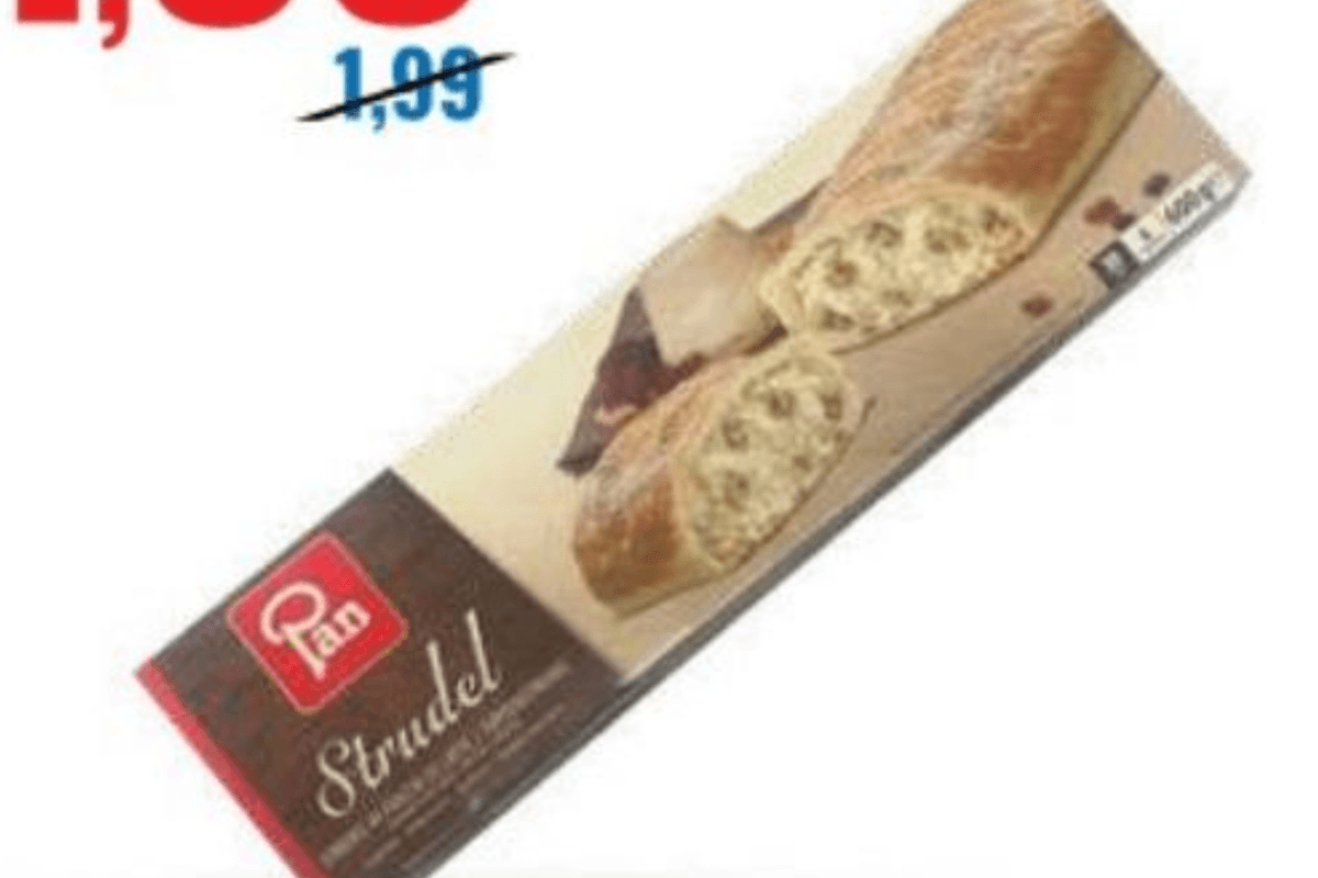 Pan Strudel skutni zavitek 600 g Akcija v trgovini Eurospin