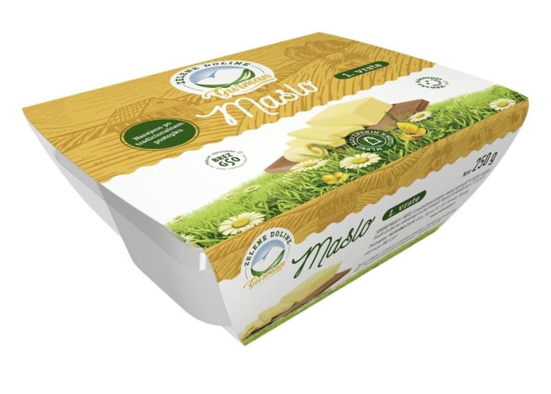 Maslo 250 g ZELENE DOLINE Akcija v trgovini Jager