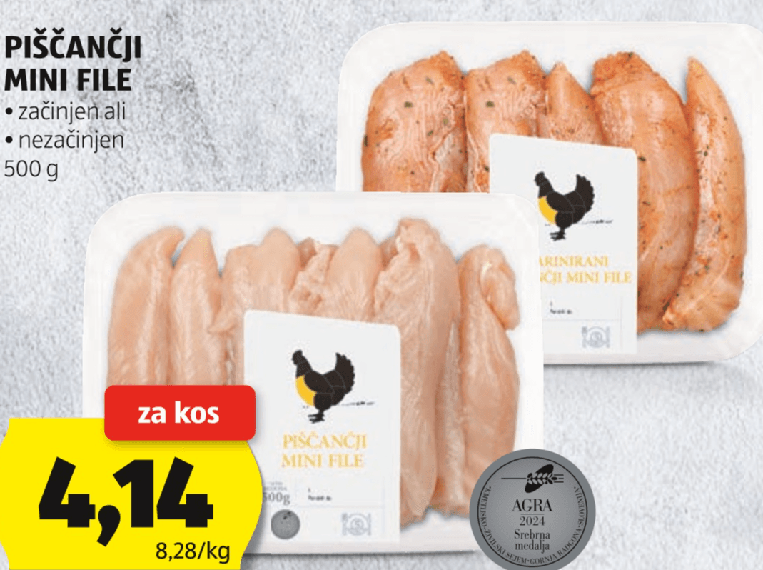 Piščančji mini file 500 g Akcija v trgovini Hofer