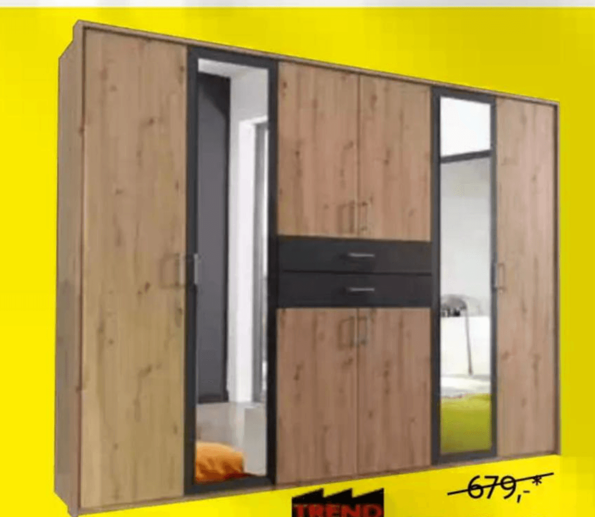 Omara 270x208x58 cm TREND factory Akcija v trgovini Dipo