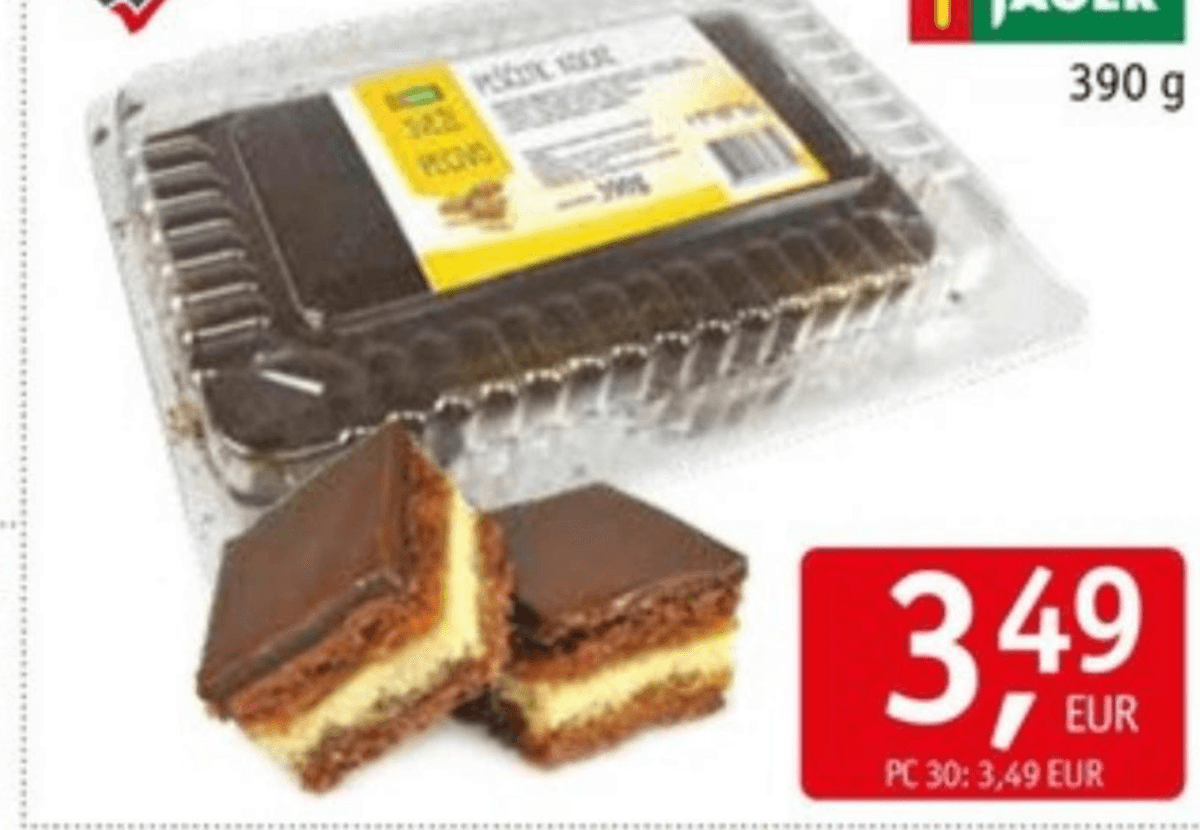 Pecivo peščene kocke 390 g Jager Akcija v trgovini Jager