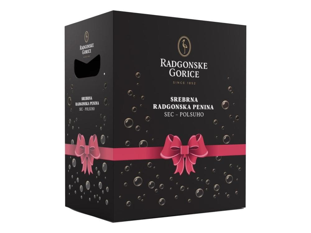 Radgonske gorice Darilno pakiranje Srebrna radgonska penina 6 x 0,75 l Akcija v trgovini Lidl